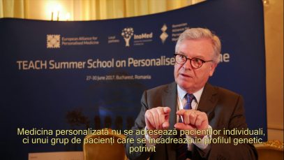 David Byrne – Ce este medicina personalizată și cum poate ajuta aceasta pacienții
