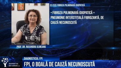Prof. Dr. Ruxandra Ulmeanu: Etapele diagnosticării fibrozei pulmonare idiopatice