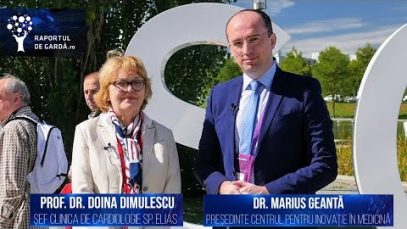 #ESC2018. Contravizită: Prof. Dr. Doina Dimulescu și Dr. Marius Geantă – infarctul miocardic