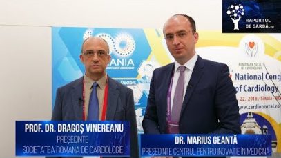 #ESC2018. Contravizită: Prof. Dragoș Vinereanu și Dr. Marius Geantă – studiile importante de la congres