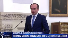 Conferința de Medicină Personalizată 2018: Discursul Dr. Marius Geantă despre inovația în medicină