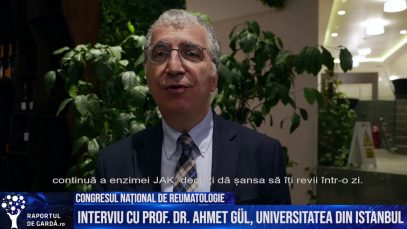 Congresul Național de Reumatologie. Prof. Dr. Ahmet Gül: Inovația în poliartrita reumatoidă