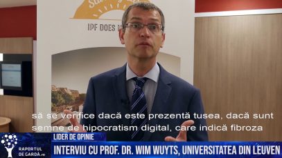 INTERVIU. Prof. Dr. Wim Wuyts: Fibroza pulmonară idiopatică – tratament și diagnostic