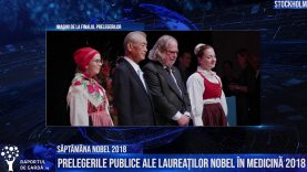 #SăptămânaNobel2018. Adriana Boată și Maria Corbu – Prelegerile publice ale laureaților în Medicină