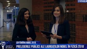 #SăptămânaNobel2018. Adriana Boată și Maria Corbu: Prelegerile publice ale laureaților pentru Fizică