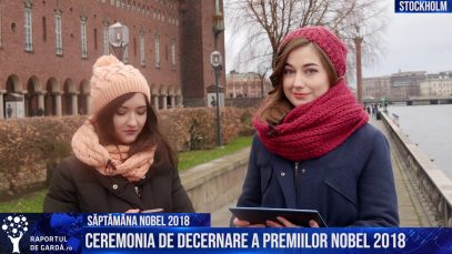 #SăptămânaNobel2018: Adriana Boată și Maria Corbu: Despre Banchetul Regal și Ceremonia de Decernare