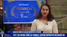 Top 5 al inovațiilor anului 2018 în opinia editorului Raportul de Gardă, Amelia Voinea