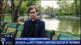 Andrei Ene – Beneficiile utilizării aplicației myPKFiT în personalizarea tratamentului hemofiliei A